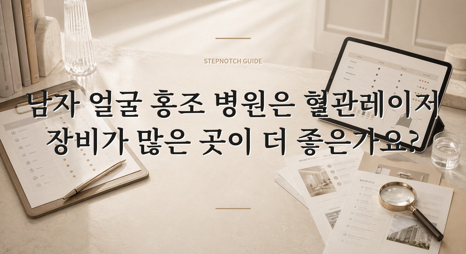 남자 얼굴 홍조 병원은 혈관레이저 장비가 많은 곳이 더 좋은가요? 핵심 정보