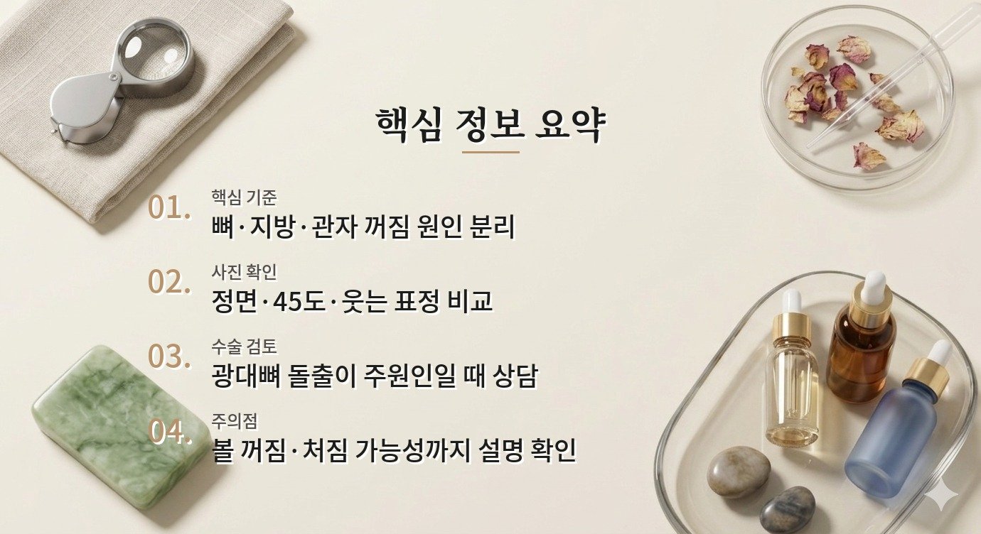 남자 광대가 넓어 보일 때 수술과 비수술 대안을 구분하는 순서 비교 가이드