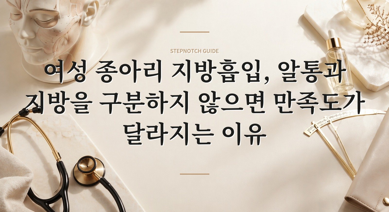 여성 종아리 지방흡입, 알통과 지방을 구분하지 않으면 만족도가 달라지는 이유