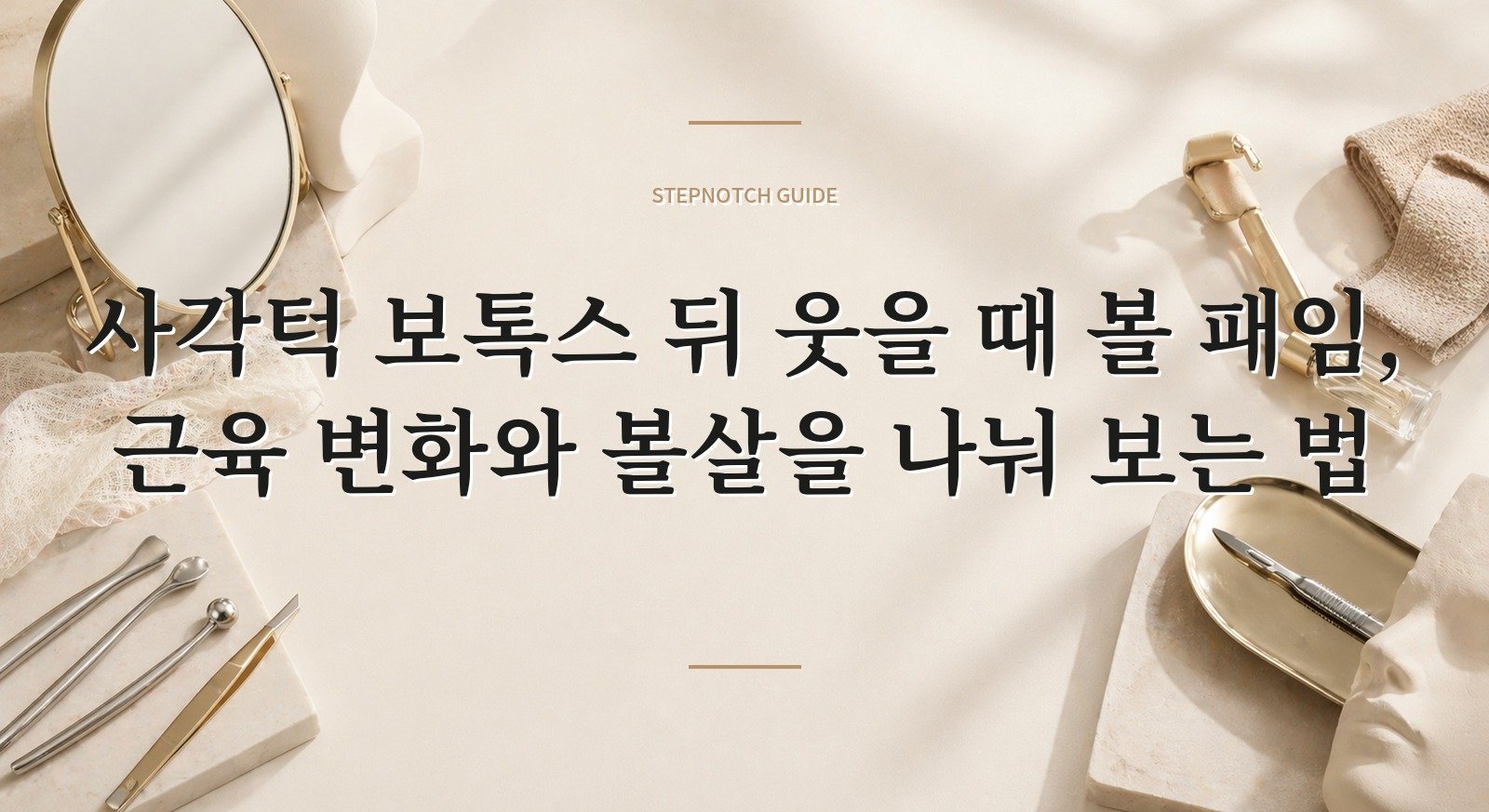 사각턱 보톡스 뒤 웃을 때 볼 패임, 근육 변화와 볼살을 나눠 보는 법 핵심 정보