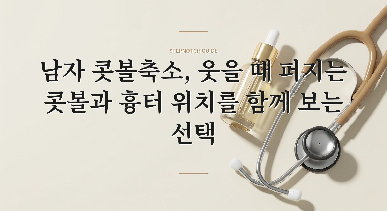 남자 콧볼축소, 웃을 때 퍼지는 콧볼과 흉터 위치를 함께 보는 선택 핵심 정보