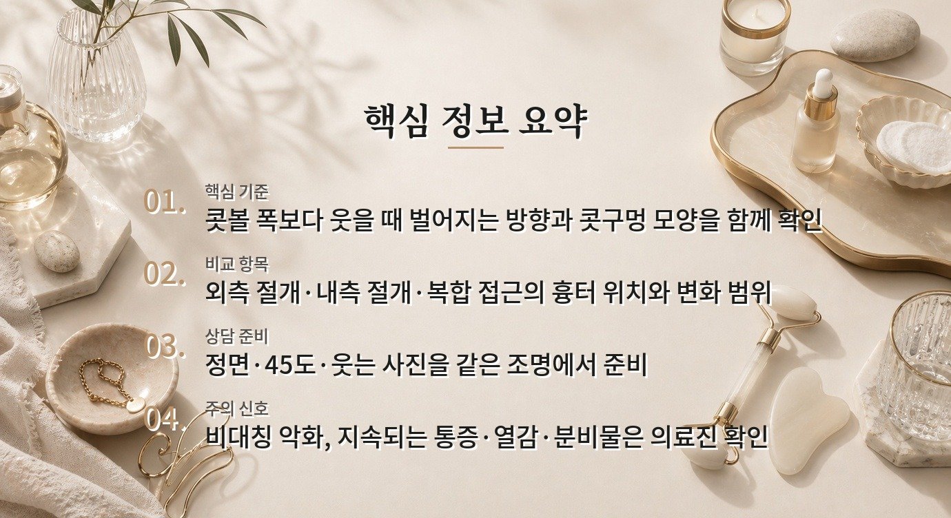 남자 콧볼축소, 웃을 때 퍼지는 콧볼과 흉터 위치를 함께 보는 선택 비교 가이드
