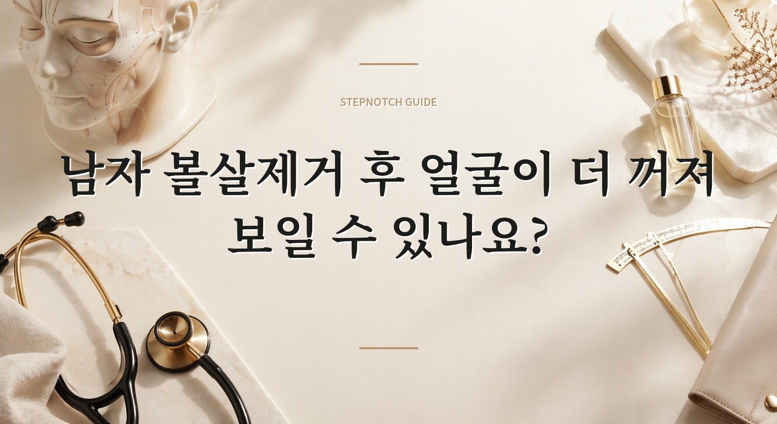 남자 볼살제거 후 얼굴이 더 꺼져 보일 수 있나요?