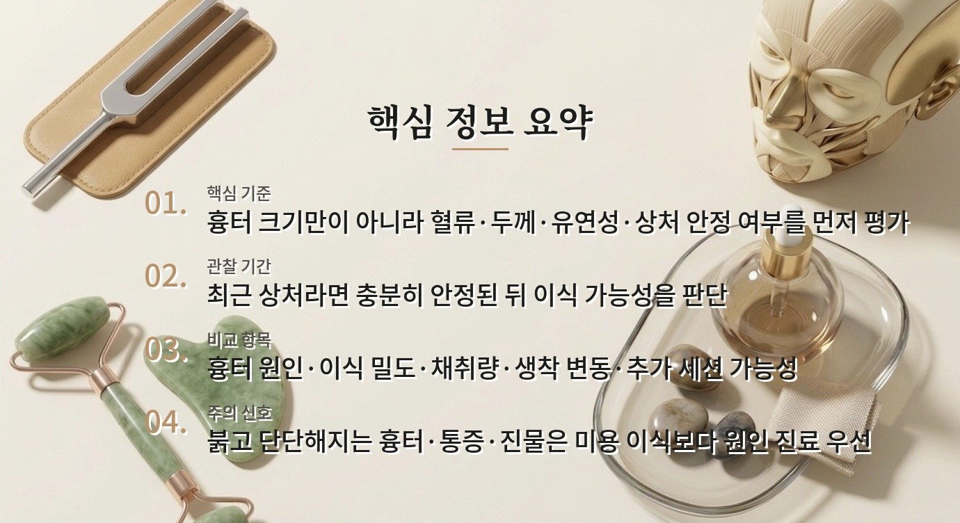 남자 두피 흉터 모발이식 병원은 일반 모발이식과 무엇을 다르게 봐야 하나요? 비교 가이드