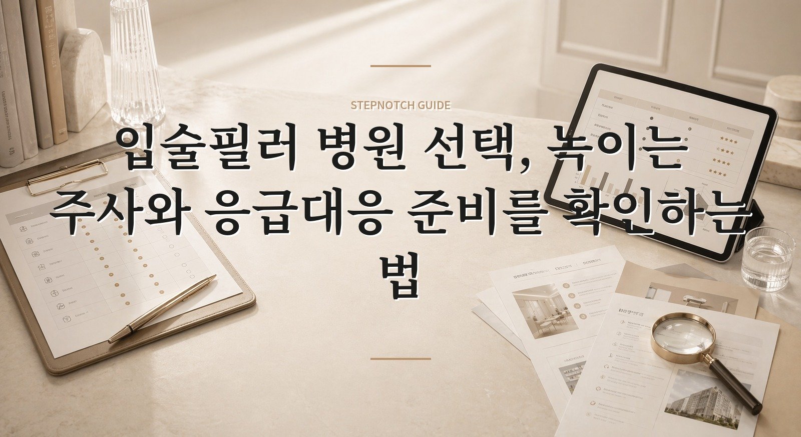 입술필러 병원 선택, 녹이는 주사와 응급대응 준비를 확인하는 법 핵심 정보