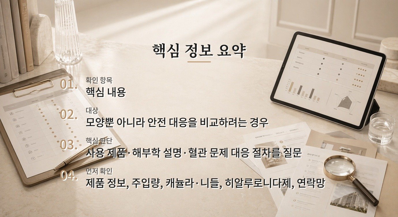 입술필러 병원 선택, 녹이는 주사와 응급대응 준비를 확인하는 법 비교 가이드