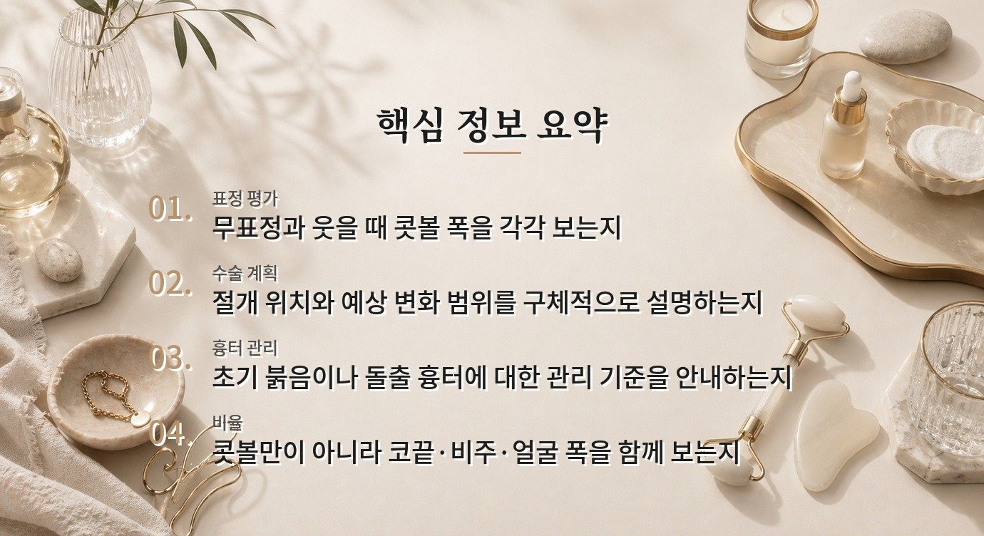 남자 콧볼축소 병원 비교, 절개 위치와 흉터 관리 설명을 비교하는 법 비교 가이드