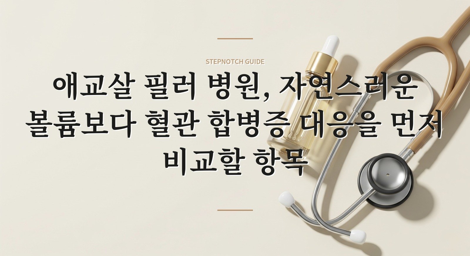 애교살 필러 병원, 자연스러운 볼륨보다 혈관 합병증 대응을 먼저 비교할 항목