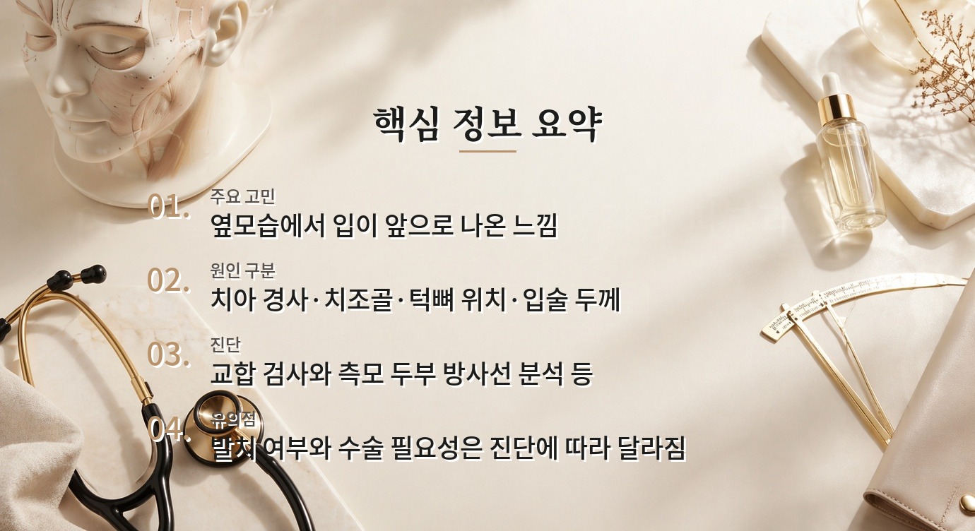 남자 돌출입 교정 전 치아 위치와 턱뼈 구조를 먼저 확인하는 이유 비교 가이드
