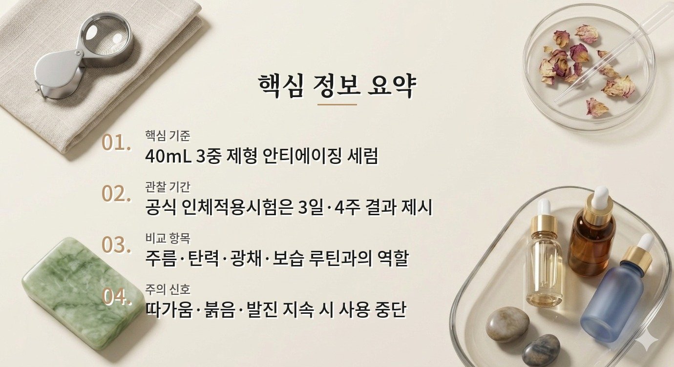 라네즈 퍼펙트 리뉴 3X 시그니쳐 세럼 어드밴스드, 40대 여성 안티에이징 루틴에서 볼 점 비교 가이드