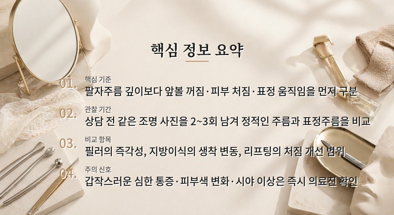 남자 팔자주름 교정, 필러·지방이식·리프팅이 달라지는 원인 비교 가이드