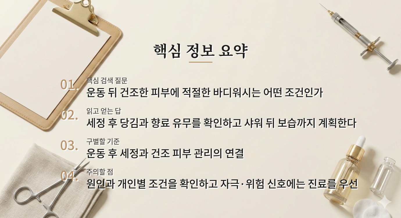 아비노 스킨 릴리프 바디워시 532ml, 운동 뒤 건조한 몸에도 적합할까? 비교 가이드