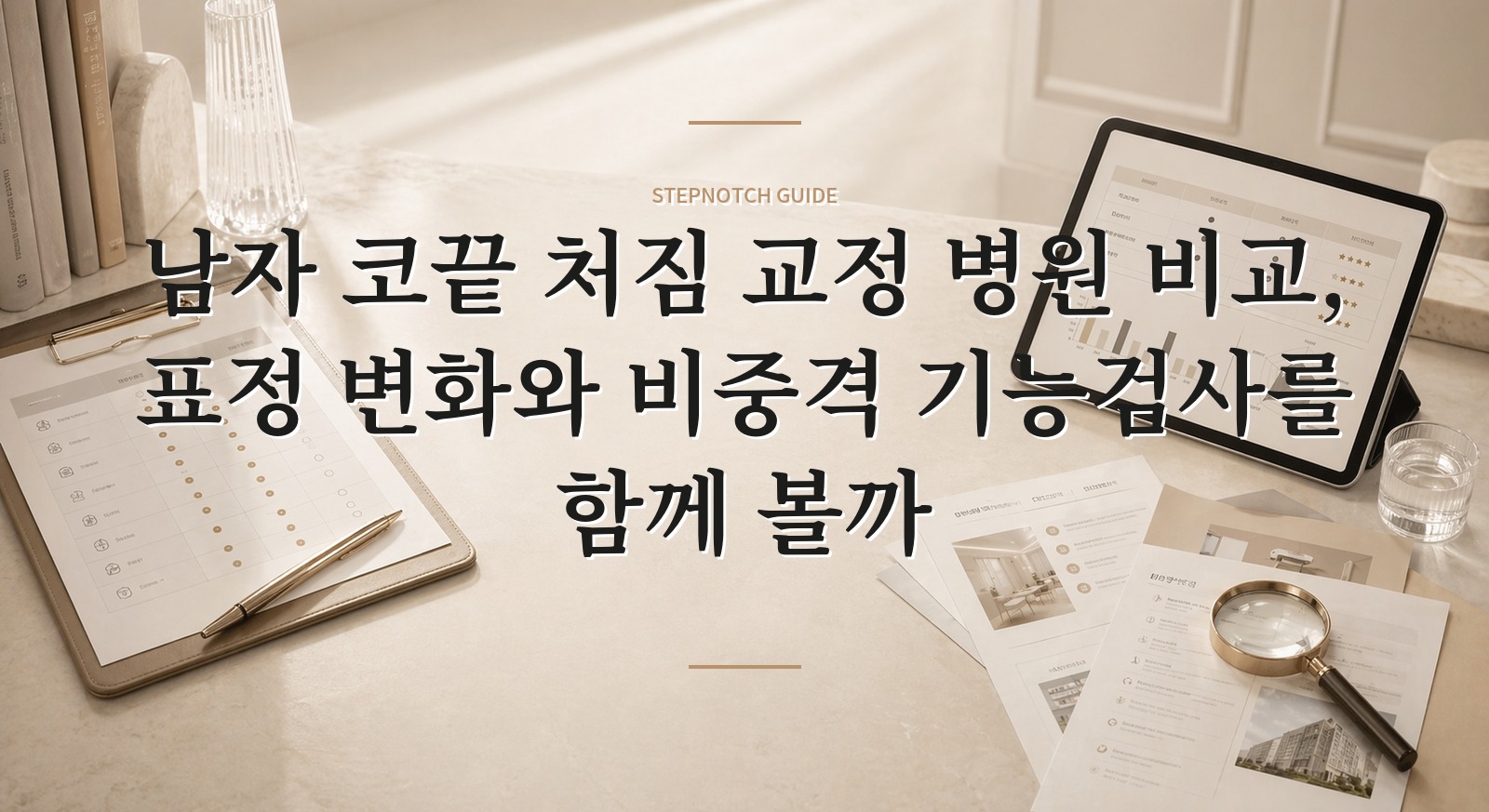 남자 코끝 처짐 교정 병원 비교, 표정 변화와 비중격 기능검사를 함께 볼까 핵심 정보