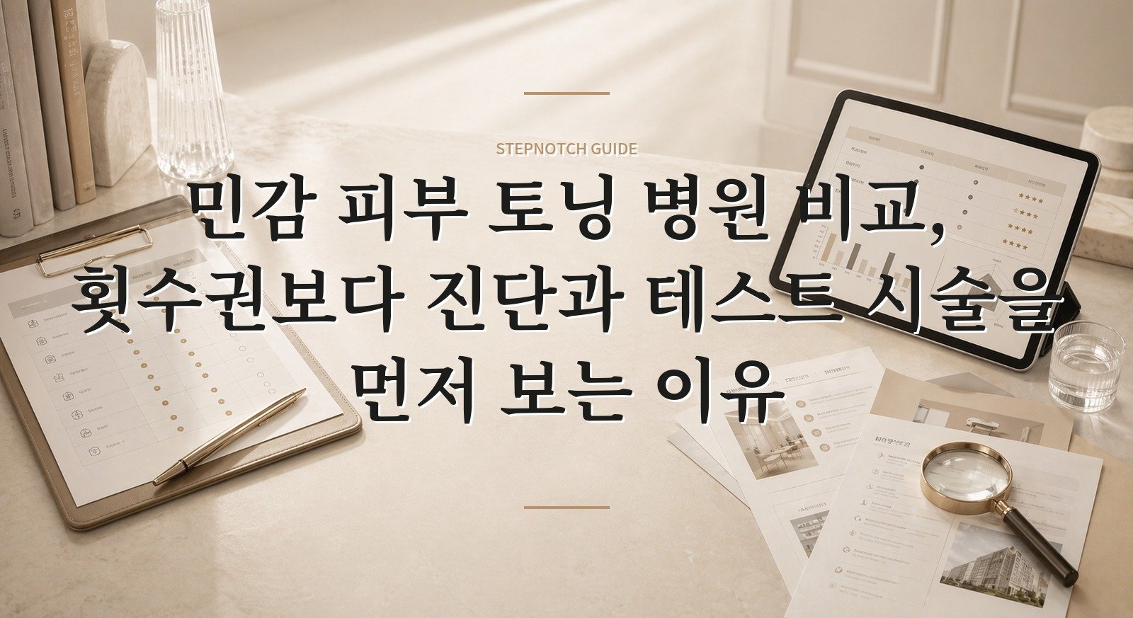 민감 피부 토닝 병원 비교, 횟수권보다 진단과 테스트 시술을 먼저 보는 이유 핵심 정보