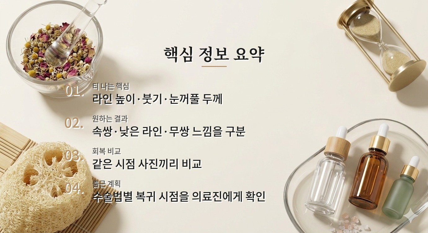 남자 쌍꺼풀 수술하면 티가 많이 나나요? 비교 가이드