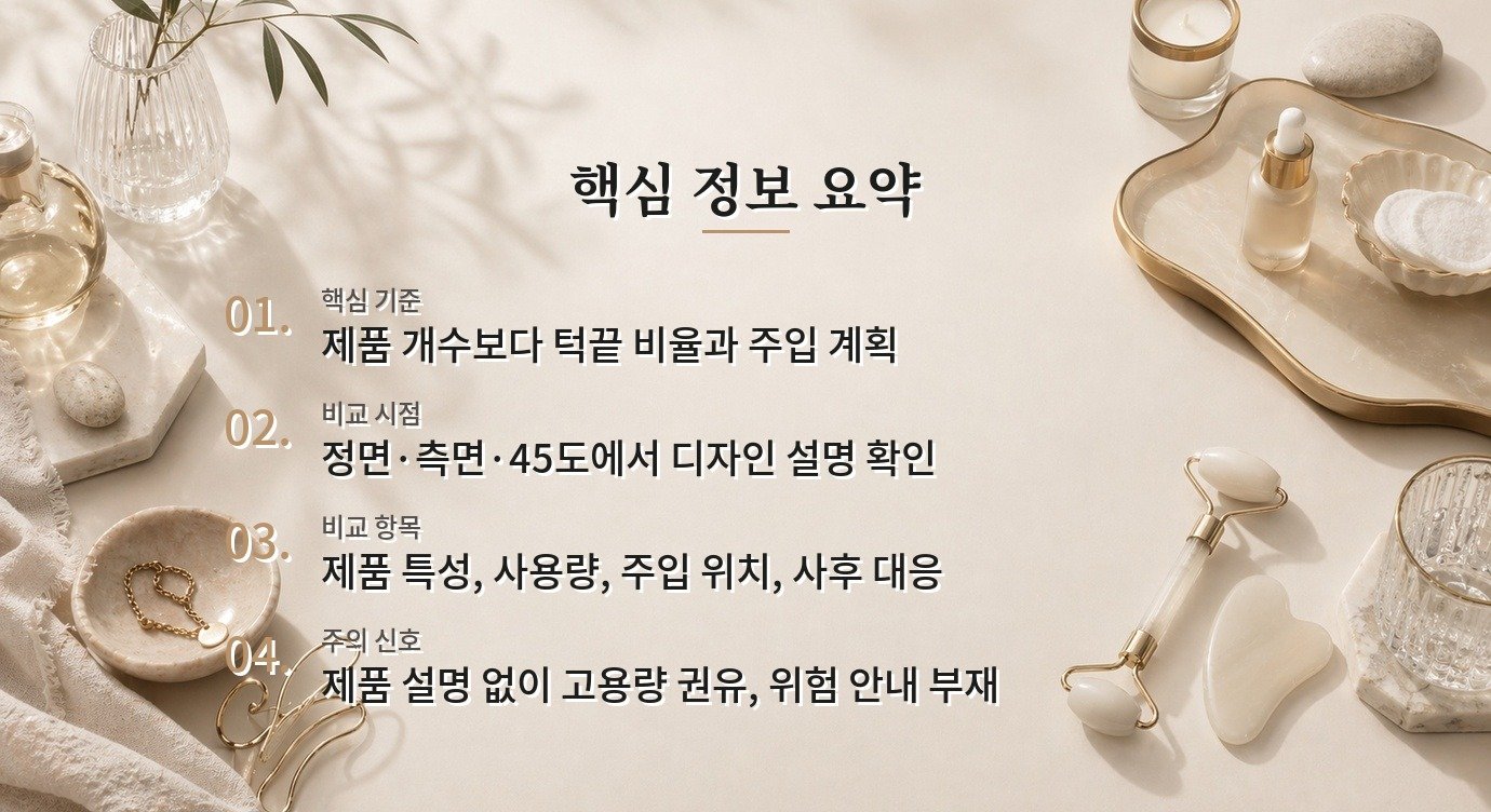 남자 턱끝 필러 병원은 필러 종류가 많은 곳이 더 좋은가요? 비교 가이드