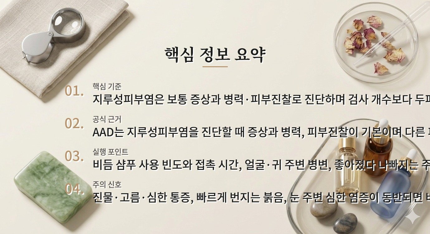 지루성피부염 병원은 두피 검사를 많이 하는 곳이 더 정확한가요? 비교 가이드