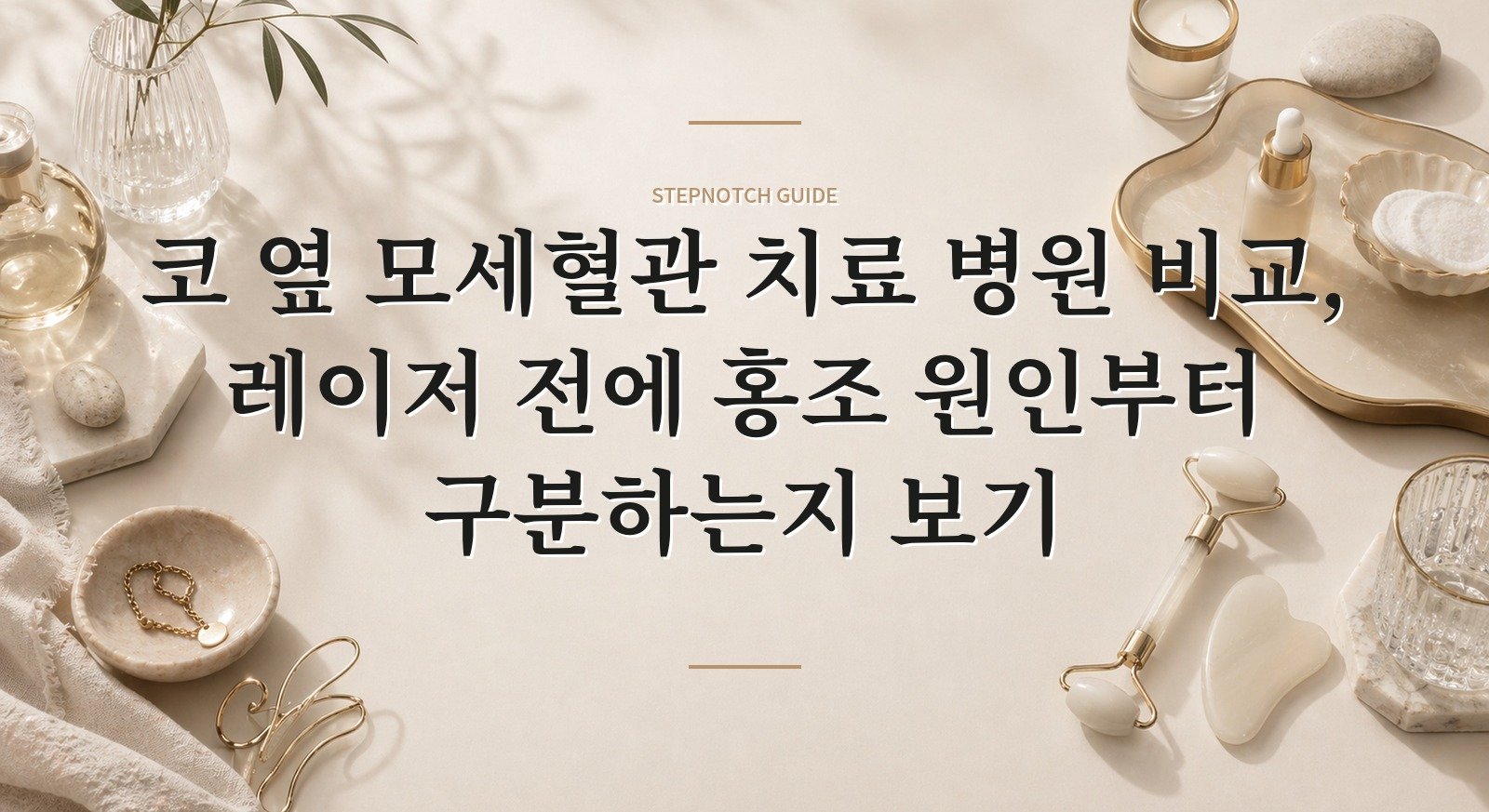 코 옆 모세혈관 치료 병원 비교, 레이저 전에 홍조 원인부터 구분하는지 보기 핵심 정보
