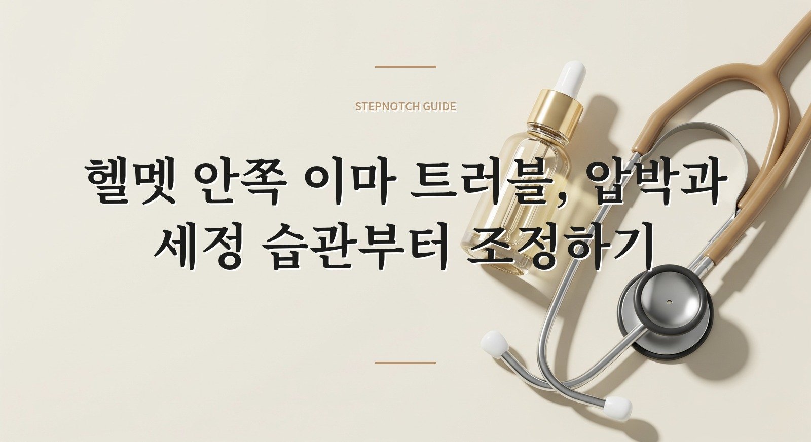 헬멧 안쪽 이마 트러블, 압박과 세정 습관부터 조정하기 핵심 정보