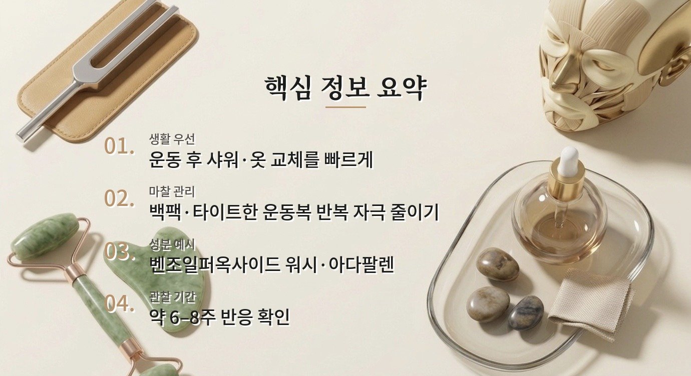 남자 등드름 관리에서 바디워시보다 먼저 바꿀 생활 습관 비교 가이드