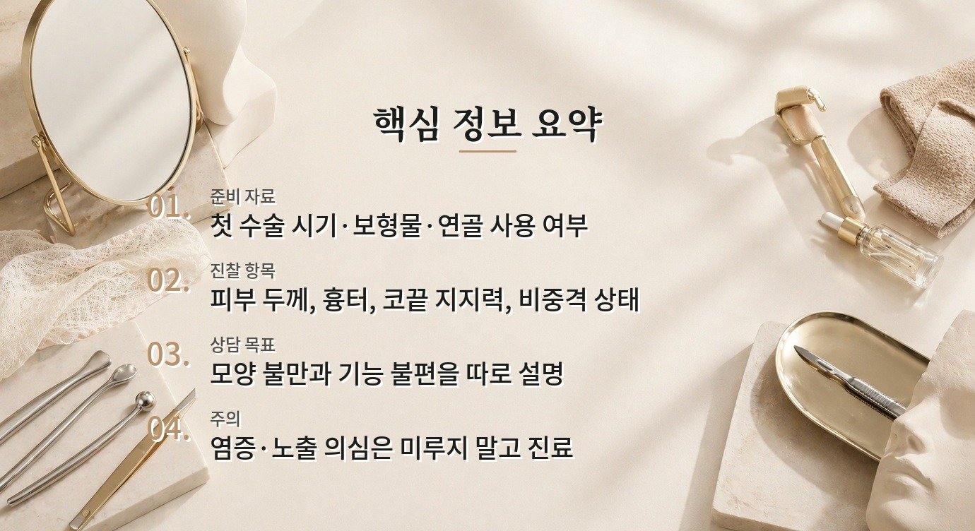 남자 코재수술 전 첫 수술 기록과 사용 재료를 확인해야 하는 이유 비교 가이드