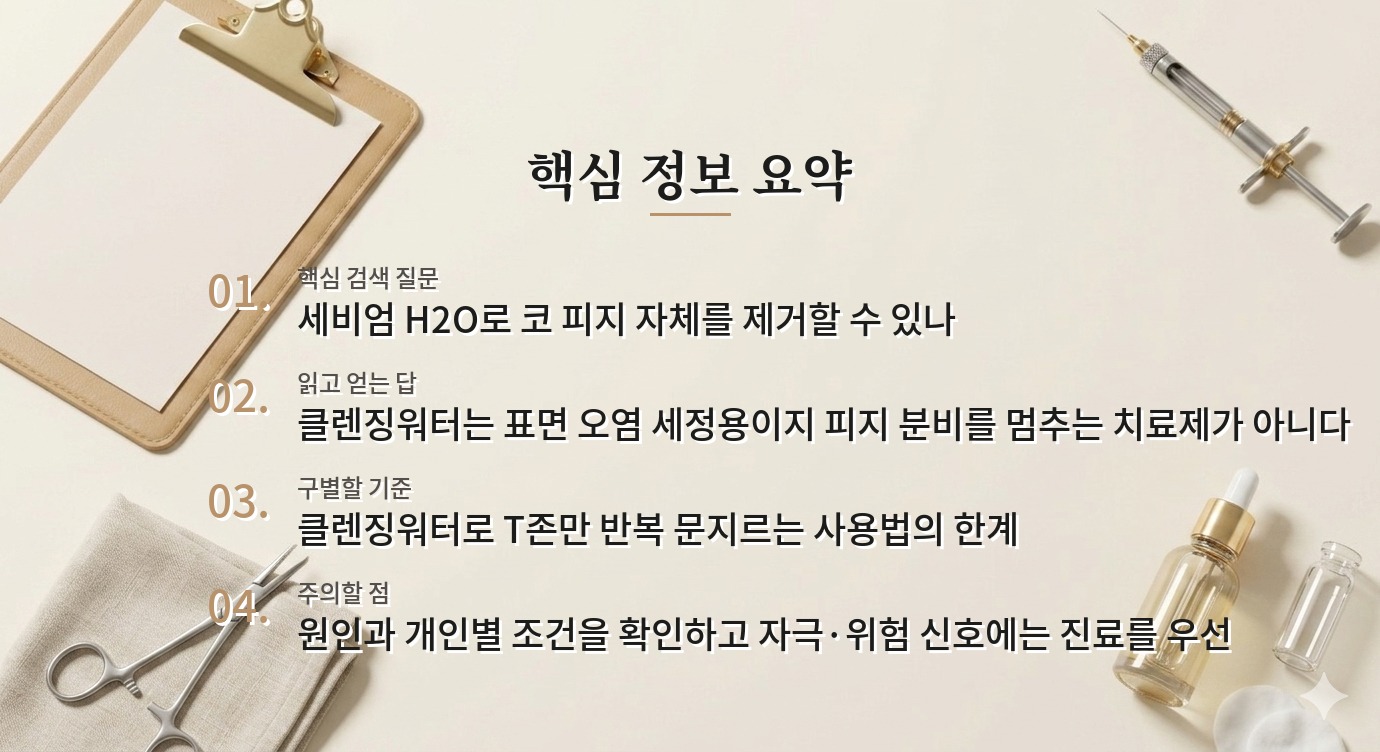바이오더마 세비엄 H2O 500ml, 남자 코 주변 피지만 닦아내도 될까? 비교 가이드