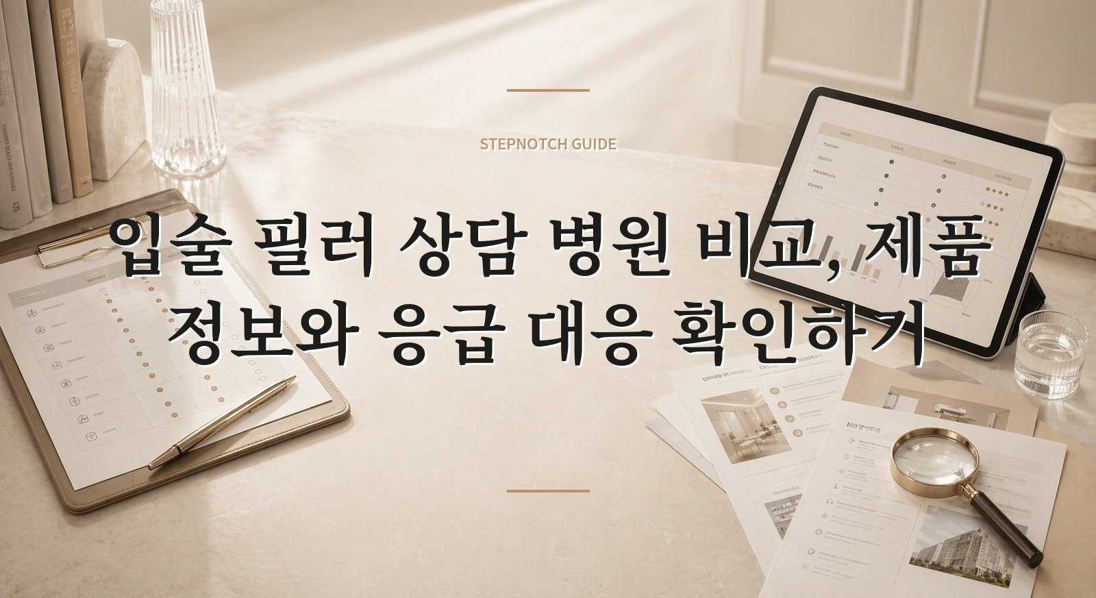 입술 필러 상담 병원 비교, 제품 정보와 응급 대응 확인하기 핵심 정보