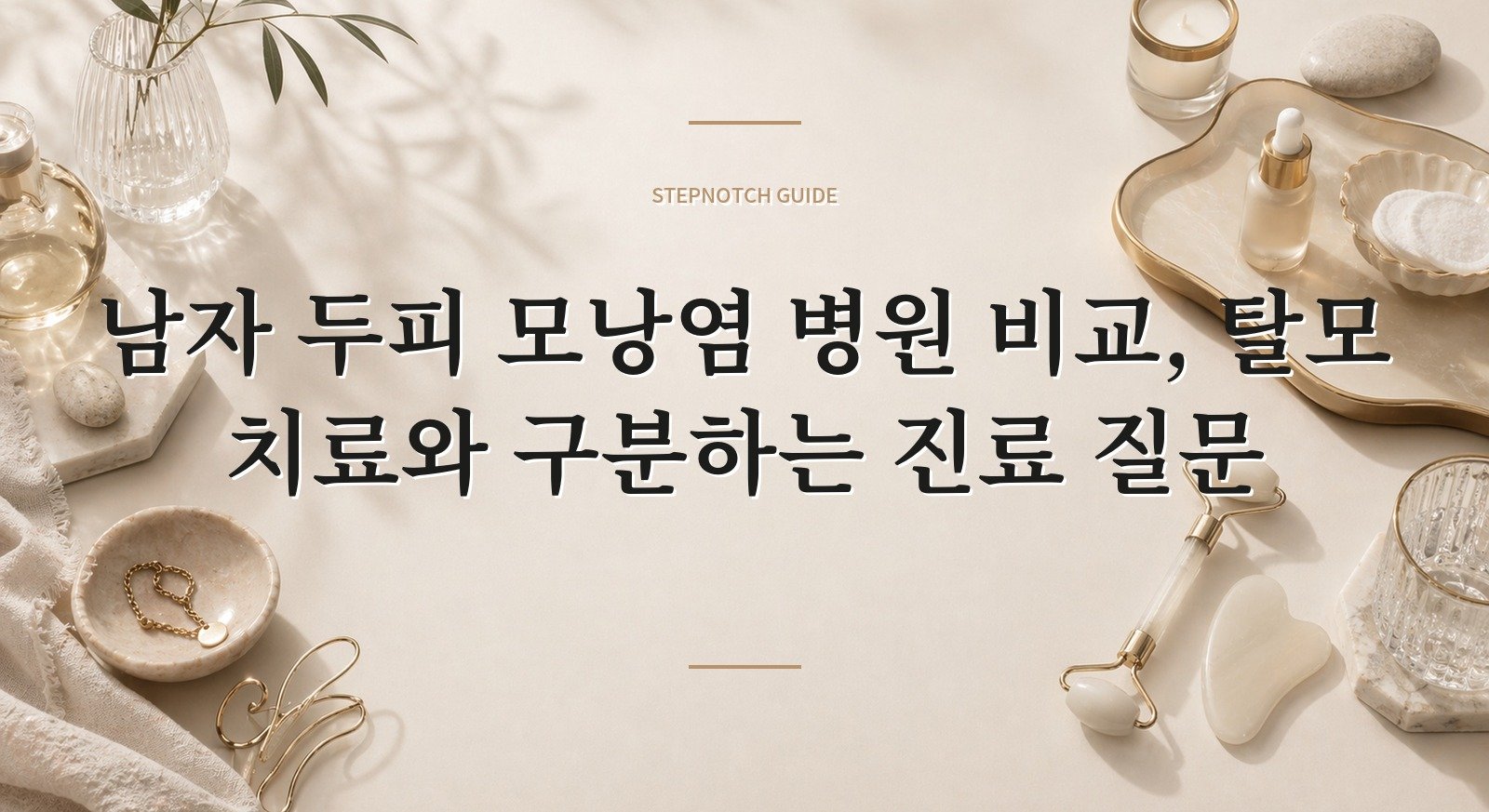 남자 두피 모낭염 병원 비교, 탈모 치료와 구분하는 진료 질문 핵심 정보