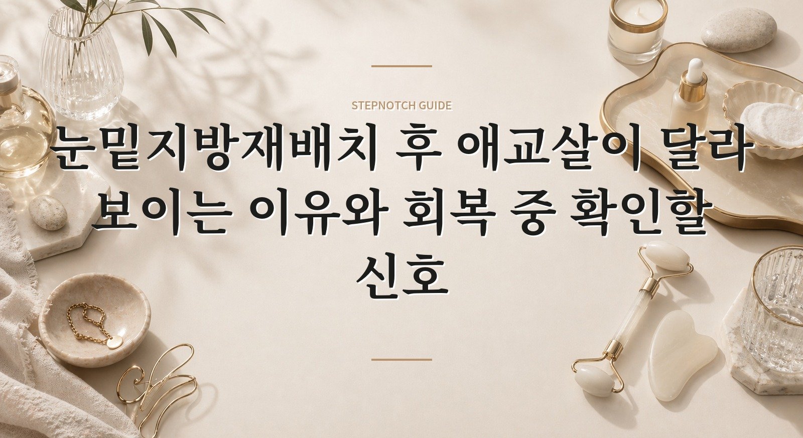 눈밑지방재배치 후 애교살이 달라 보이는 이유와 회복 중 확인할 신호 핵심 정보