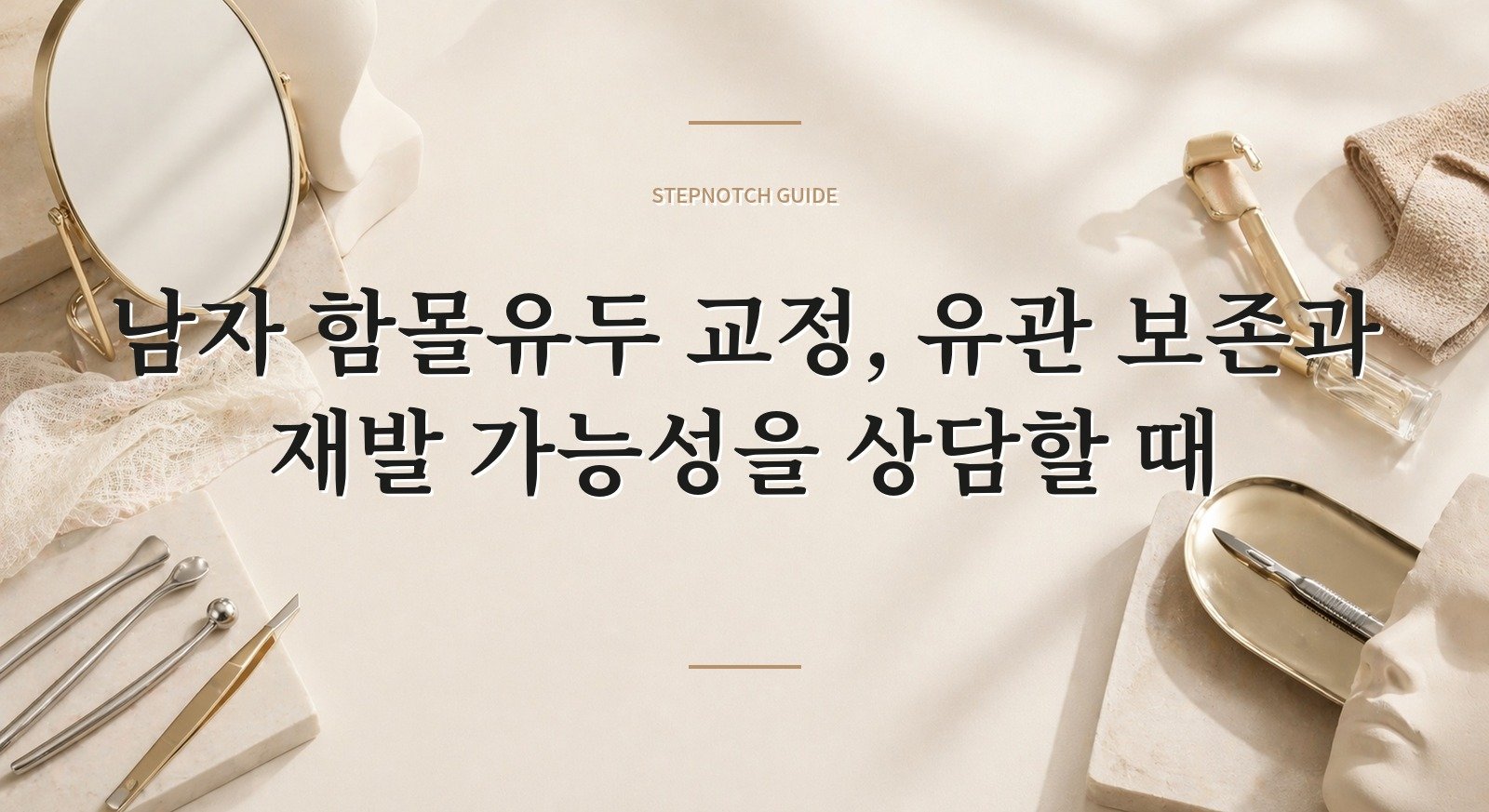 남자 함몰유두 교정, 유관 보존과 재발 가능성을 상담할 때