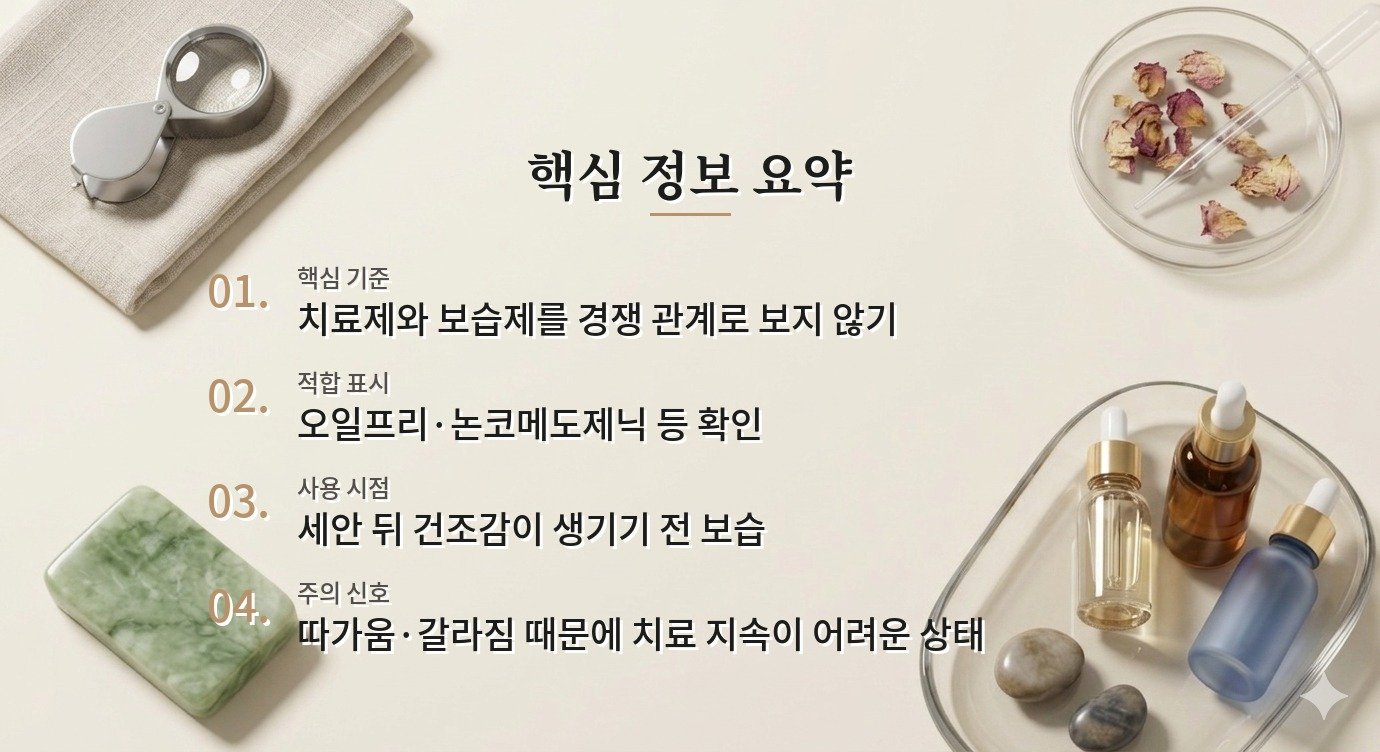 여드름 치료 중 보습제를 빼면 자극이 커질 수 있는 이유 비교 가이드