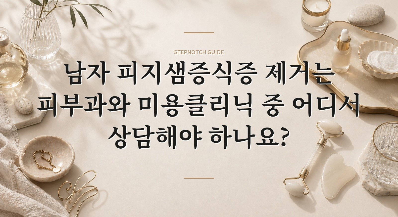 남자 피지샘증식증 제거는 피부과와 미용클리닉 중 어디서 상담해야 하나요? 핵심 정보