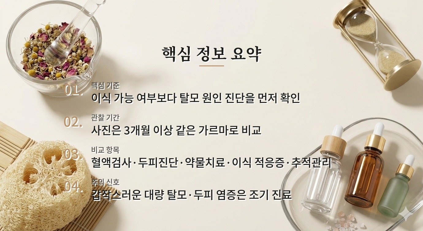 여성 탈모 병원, 피부과 진단과 모발이식 상담을 나눠 보는 이유 비교 가이드
