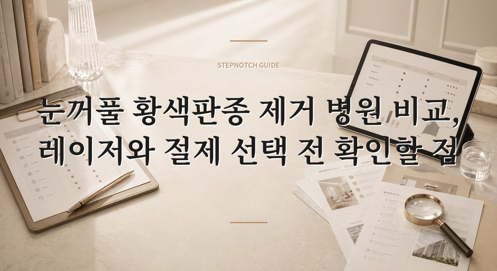 눈꺼풀 황색판종 제거 병원 비교, 레이저와 절제 선택 전 확인할 점