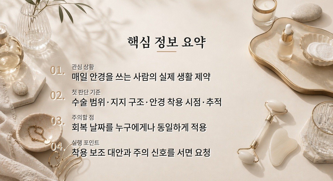 코끝 교정 상담 병원 비교, 안경 생활과 회복 지침까지 확인 비교 가이드