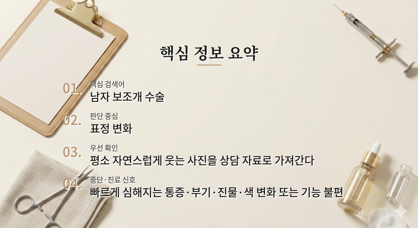 남자 보조개 수술 후 표정이 어색할까, 고정 위치와 회복을 묻는 순서 비교 가이드