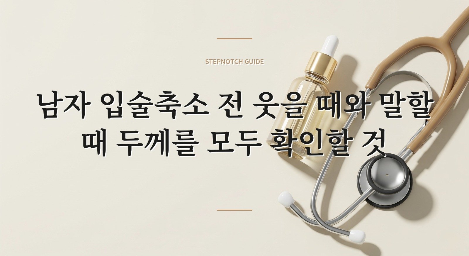 남자 입술축소 전 웃을 때와 말할 때 두께를 모두 확인할 것 핵심 정보