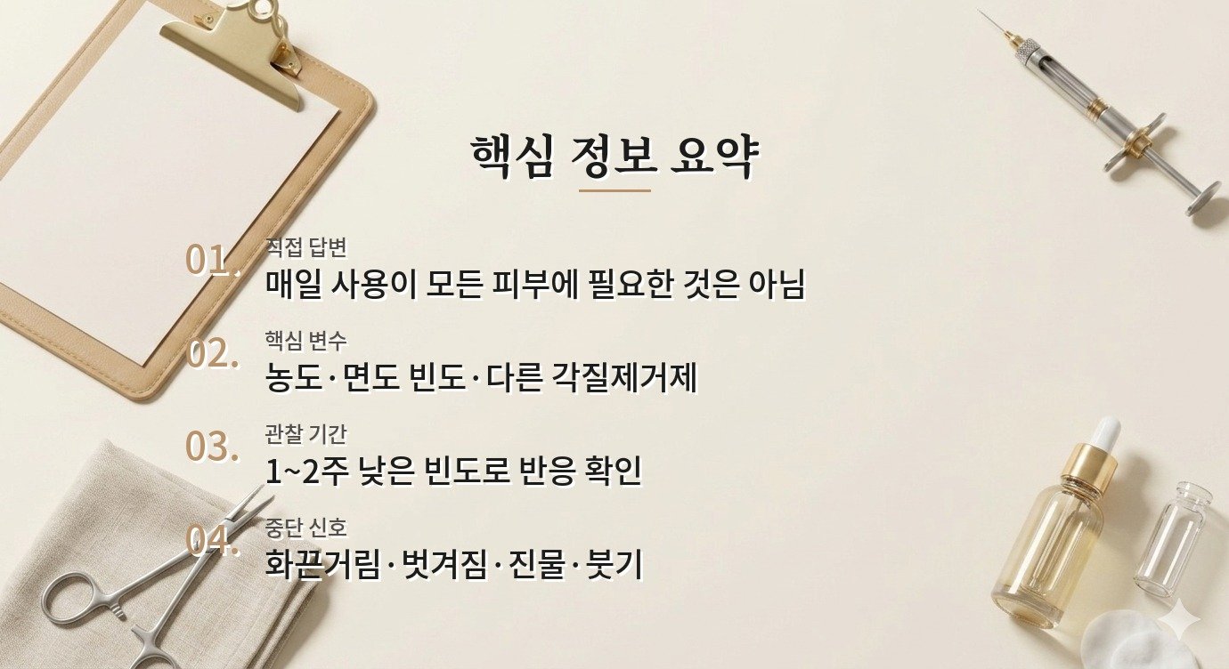 남자 수염 부위에 살리실산을 매일 써도 되나요? 비교 가이드