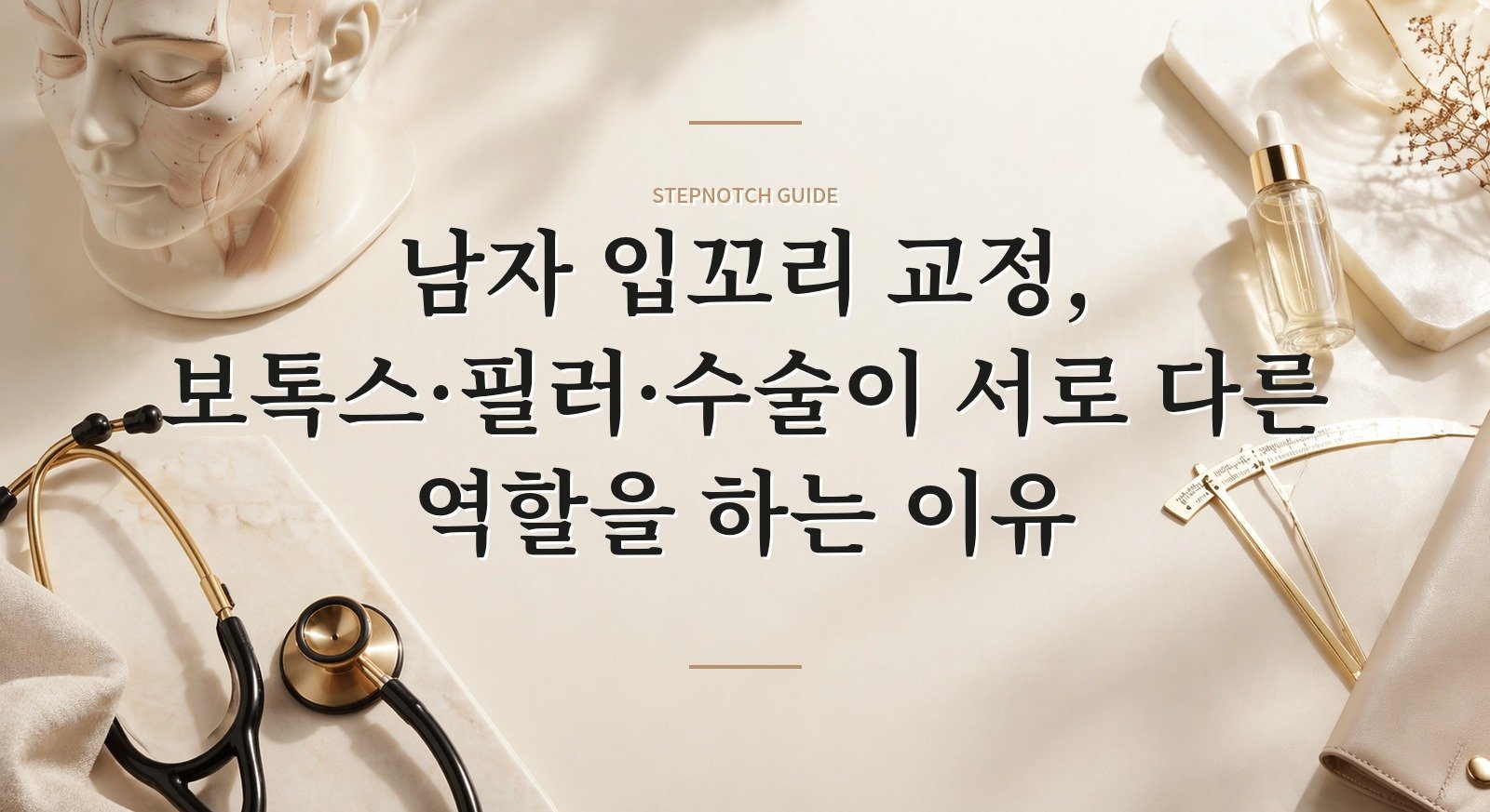 남자 입꼬리 교정, 보톡스·필러·수술이 서로 다른 역할을 하는 이유 핵심 정보