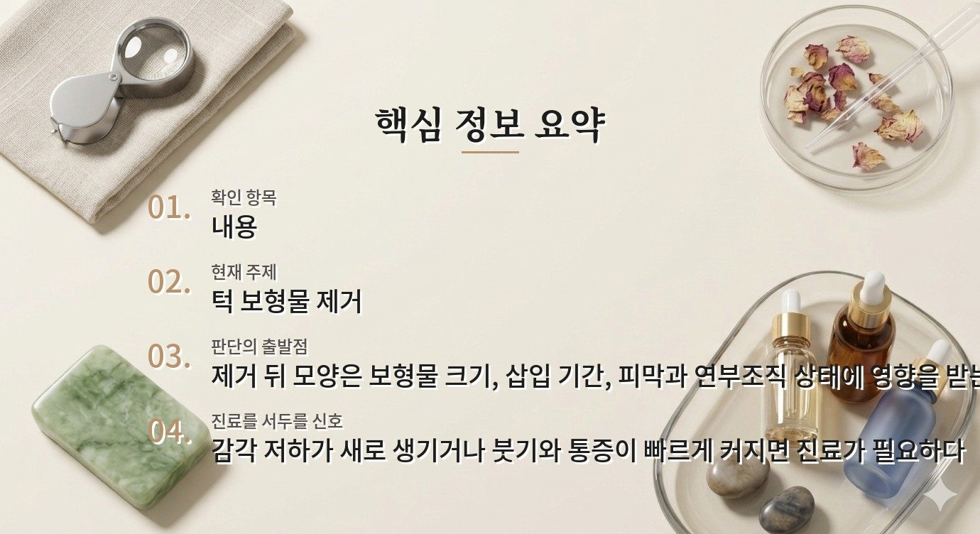 남자 턱 보형물 제거를 고민할 때, 유착과 피부 처짐을 따로 묻는 법 비교 가이드