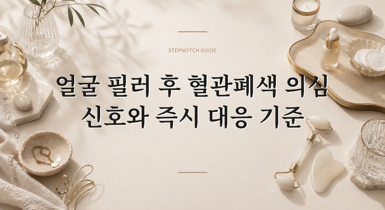얼굴 필러 후 혈관폐색 의심 신호와 즉시 대응 기준 핵심 정보