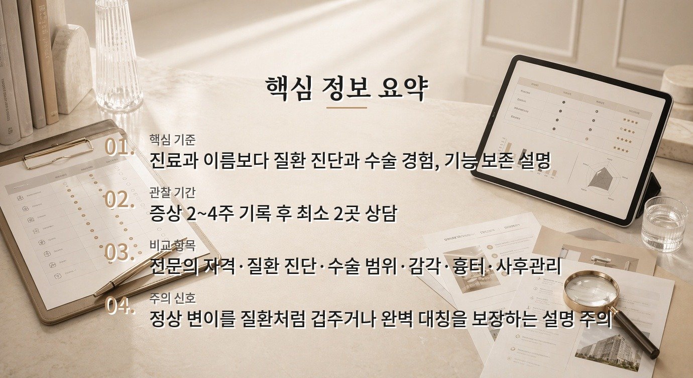 소음순성형은 산부인과와 성형외과 중 어디에서 상담받는 게 좋을까요? 비교 가이드