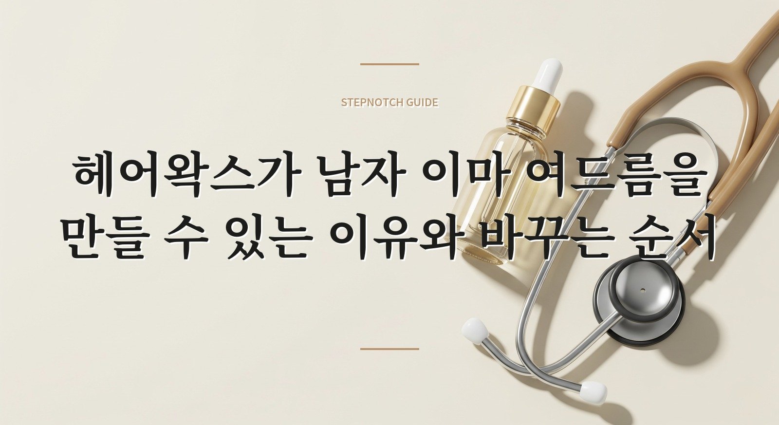 헤어왁스가 남자 이마 여드름을 만들 수 있는 이유와 바꾸는 순서 핵심 정보