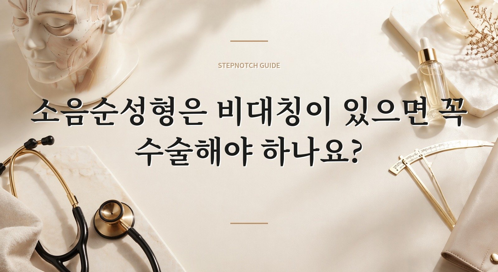 소음순성형은 비대칭이 있으면 꼭 수술해야 하나요? 핵심 정보