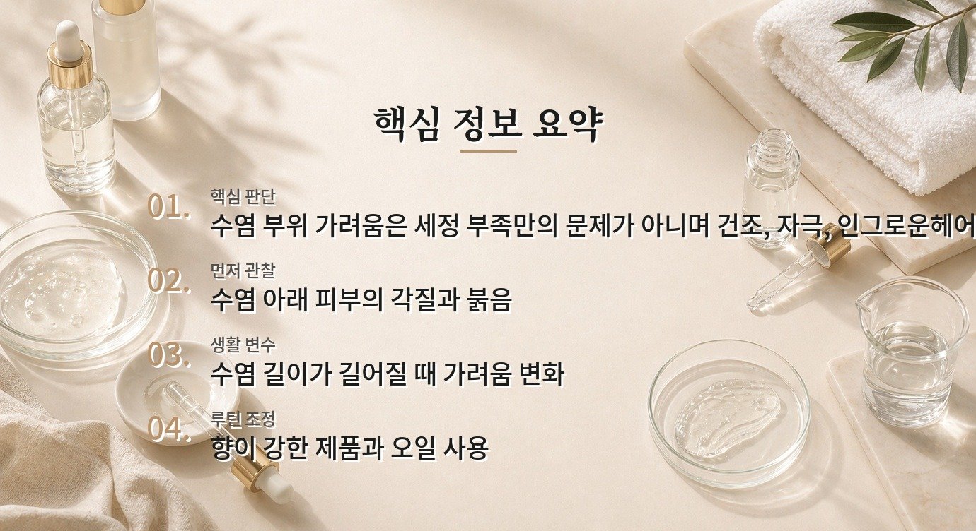 남자 수염 부위 가려움, 세정·보습·수염 길이를 같이 조절하는 방법 비교 가이드
