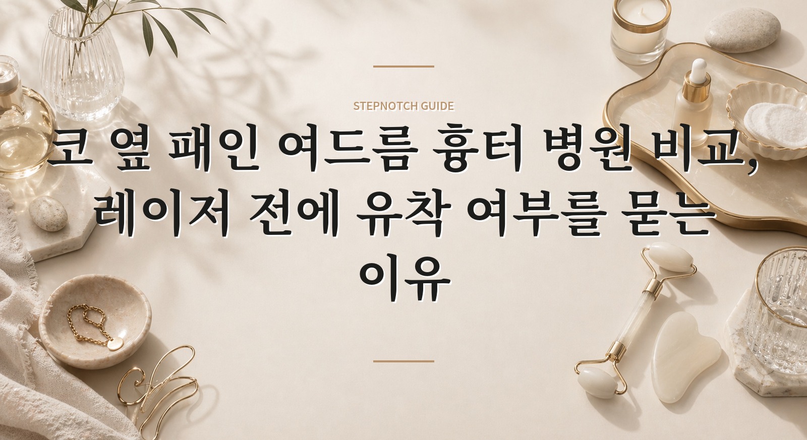 코 옆 패인 여드름 흉터 병원 비교, 레이저 전에 유착 여부를 묻는 이유 핵심 정보