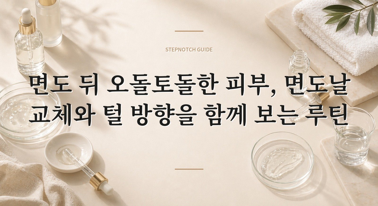 면도 뒤 오돌토돌한 피부, 면도날 교체와 털 방향을 함께 보는 루틴 핵심 정보