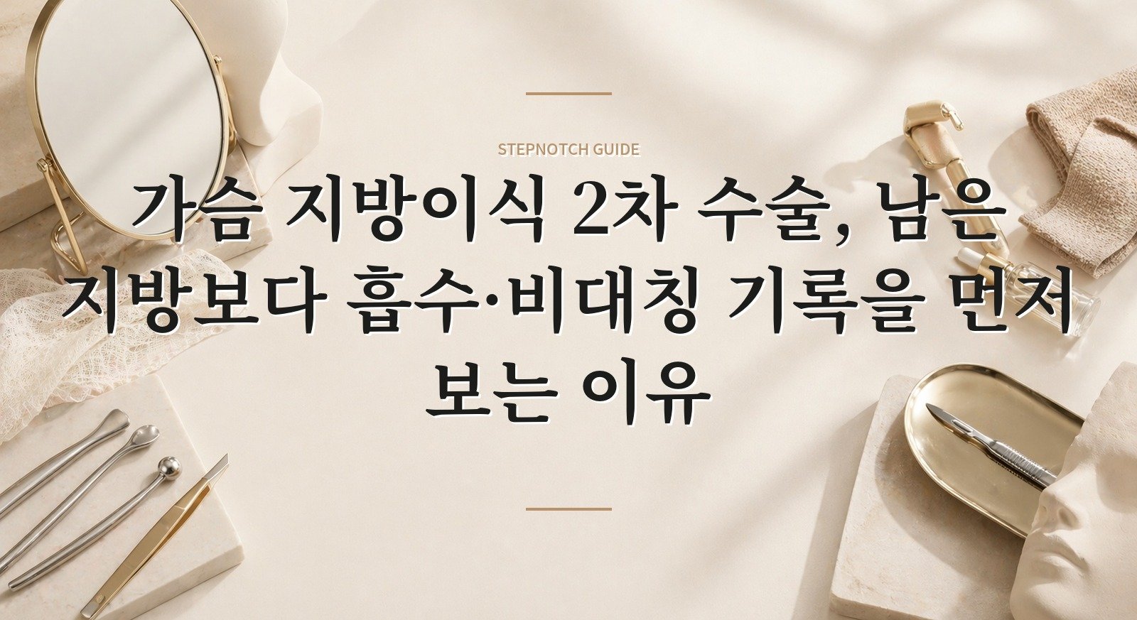 가슴 지방이식 2차 수술, 남은 지방보다 흡수·비대칭 기록을 먼저 보는 이유 핵심 정보