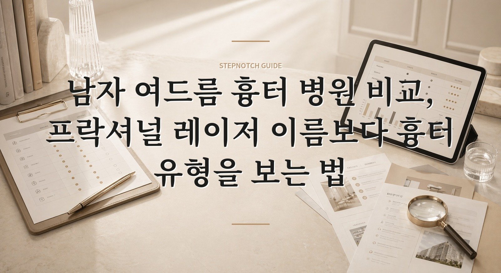 남자 여드름 흉터 병원 비교, 프락셔널 레이저 이름보다 흉터 유형을 보는 법 핵심 정보