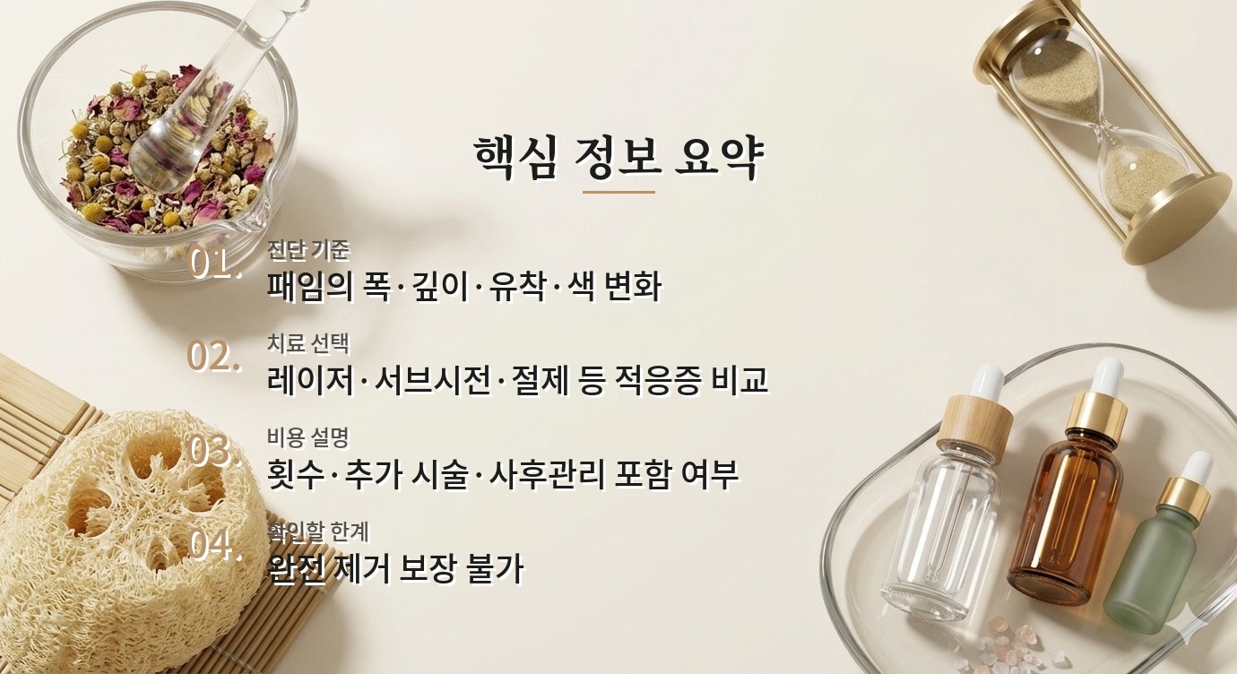 남자 패인 얼굴 흉터 병원 비교, 레이저만 권할 때 유착 확인을 요청하기 비교 가이드